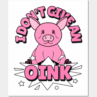 Pig Lover Funny Animal Sarcasm Posters and Art